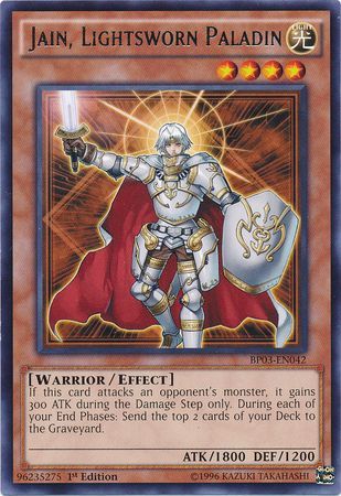 Jain Lightsworn Paladin BP03 EN042 Rare 1st Edition Battle Pack 3 Monster League 1st Edition Singles Jain Lightsworn Paladin BP03 EN042 Rare 1st Edition Battle Pack 3 Monster League 1st Edition Singles