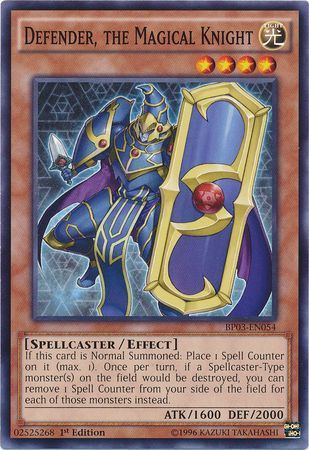 Defender the Magical Knight BP03 EN054 Common 1st Edition Defender the Magical Knight BP03 EN054 Common 1st Edition