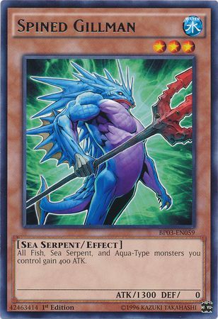 Spined Gillman BP03 EN059 Rare 1st Edition Spined Gillman BP03 EN059 Rare 1st Edition