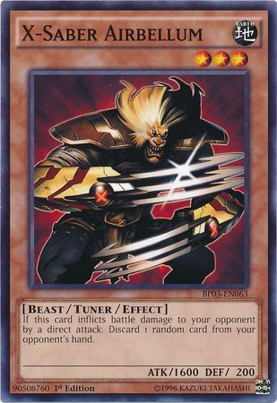 X Saber Airbellum BP03 EN063 Common 1st Edition X Saber Airbellum BP03 EN063 Common 1st Edition