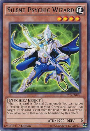 Silent Psychic Wizard BP03 EN084 Rare 1st Edition Silent Psychic Wizard BP03 EN084 Rare 1st Edition