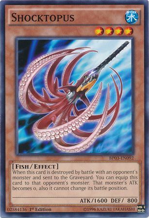 Shocktopus BP03 EN092 Common 1st Edition Battle Pack 3 Monster League 1st Edition Singles Shocktopus BP03 EN092 Common 1st Edition Battle Pack 3 Monster League 1st Edition Singles