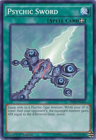 Psychic Sword BP03 EN163 Common 1st Edition Battle Pack 3 Monster League 1st Edition Singles Psychic Sword BP03 EN163 Common 1st Edition Battle Pack 3 Monster League 1st Edition Singles