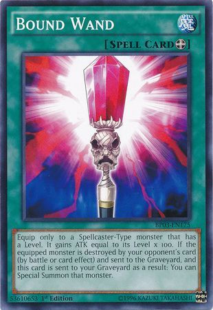 Bound Wand BP03 EN175 Common 1st Edition Battle Pack 3 Monster League 1st Edition Singles Bound Wand BP03 EN175 Common 1st Edition Battle Pack 3 Monster League 1st Edition Singles