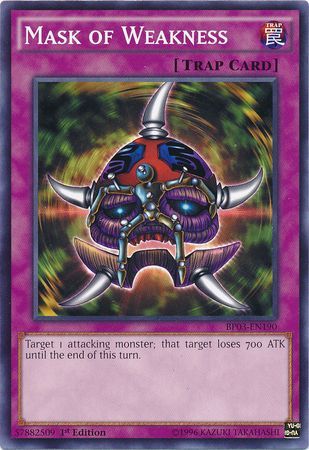 Mask of Weakness BP03 EN190 Common 1st Edition Mask of Weakness BP03 EN190 Common 1st Edition