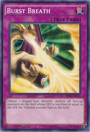 Burst Breath BP03 EN193 Common 1st Edition Battle Pack 3 Monster League 1st Edition Singles Burst Breath BP03 EN193 Common 1st Edition Battle Pack 3 Monster League 1st Edition Singles