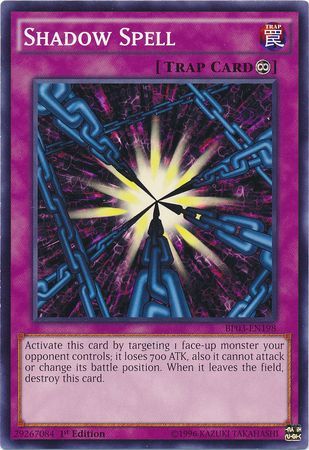Shadow Spell BP03 EN198 Common 1st Edition Shadow Spell BP03 EN198 Common 1st Edition