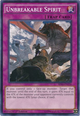Unbreakable Spirit BP03 EN234 Common 1st Edition Battle Pack 3 Monster League 1st Edition Singles Unbreakable Spirit BP03 EN234 Common 1st Edition Battle Pack 3 Monster League 1st Edition Singles