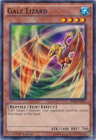 Gale Lizard BP03 EN007 Shatterfoil Rare 1st Edition Gale Lizard BP03 EN007 Shatterfoil Rare 1st Edition