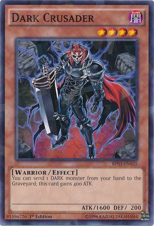 Dark Crusader BP03 EN035 Shatterfoil Rare 1st Edition Battle Pack 3 Monster League Shatterfoil Rare 1st Edition Singles Dark Crusader BP03 EN035 Shatterfoil Rare 1st Edition Battle Pack 3 Monster League Shatterfoil Rare 1st Edition Singles