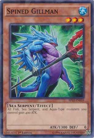 Spined Gillman BP03 EN059 Shatterfoil Rare 1st Edition Spined Gillman BP03 EN059 Shatterfoil Rare 1st Edition