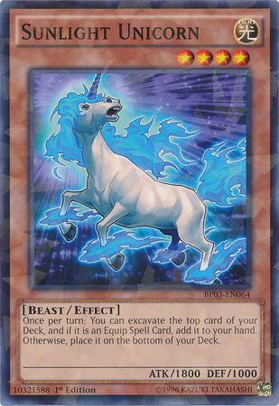 Sunlight Unicorn BP03 EN064 Shatterfoil Rare 1st Edition Sunlight Unicorn BP03 EN064 Shatterfoil Rare 1st Edition