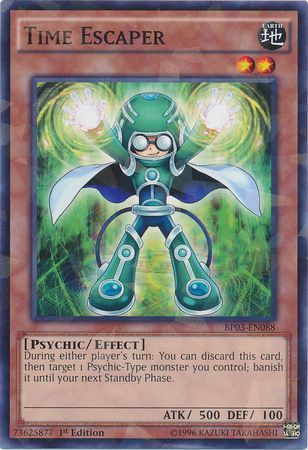 Time Escaper BP03 EN088 Shatterfoil Rare 1st Edition Battle Pack 3 Monster League Shatterfoil Rare 1st Edition Singles Time Escaper BP03 EN088 Shatterfoil Rare 1st Edition Battle Pack 3 Monster League Shatterfoil Rare 1st Edition Singles