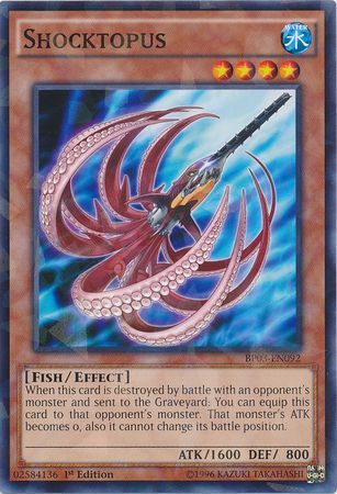 Shocktopus BP03 EN092 Shatterfoil Rare 1st Edition Battle Pack 3 Monster League Shatterfoil Rare 1st Edition Singles Shocktopus BP03 EN092 Shatterfoil Rare 1st Edition Battle Pack 3 Monster League Shatterfoil Rare 1st Edition Singles