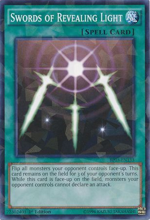 Swords of Revealing Light BP03 EN133 Shatterfoil Rare 1st Edition Swords of Revealing Light BP03 EN133 Shatterfoil Rare 1st Edition