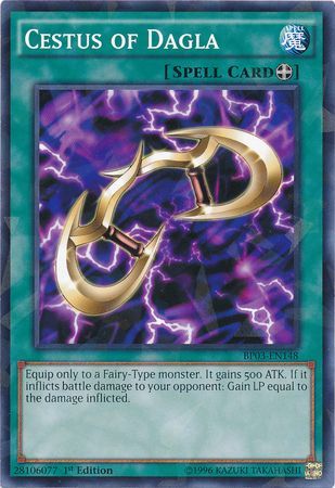 Cestus of Dagla BP03 EN148 Shatterfoil Rare 1st Edition Cestus of Dagla BP03 EN148 Shatterfoil Rare 1st Edition