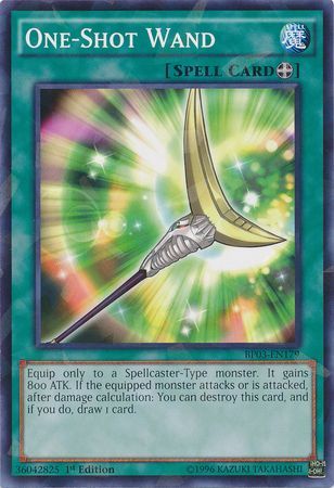 One Shot Wand BP03 EN179 Shatterfoil Rare 1st Edition Battle Pack 3 Monster League Shatterfoil Rare 1st Edition Singles One Shot Wand BP03 EN179 Shatterfoil Rare 1st Edition Battle Pack 3 Monster League Shatterfoil Rare 1st Edition Singles