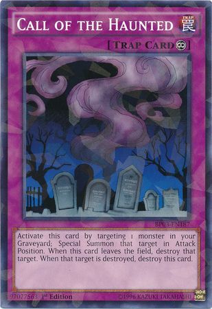 Call of the Haunted BP03 EN187 Shatterfoil Rare 1st Edition Call of the Haunted BP03 EN187 Shatterfoil Rare 1st Edition