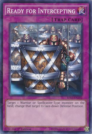 Ready for Intercepting BP03 EN192 Shatterfoil Rare 1st Edition Ready for Intercepting BP03 EN192 Shatterfoil Rare 1st Edition