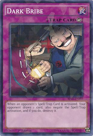 Dark Bribe BP03 EN202 Shatterfoil Rare 1st Edition Dark Bribe BP03 EN202 Shatterfoil Rare 1st Edition