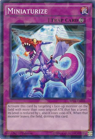 Miniaturize BP03 EN206 Shatterfoil Rare 1st Edition Battle Pack 3 Monster League Shatterfoil Rare 1st Edition Singles Miniaturize BP03 EN206 Shatterfoil Rare 1st Edition Battle Pack 3 Monster League Shatterfoil Rare 1st Edition Singles