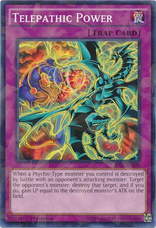 Telepathic Power BP03 EN208 Shatterfoil Rare 1st Edition Telepathic Power BP03 EN208 Shatterfoil Rare 1st Edition