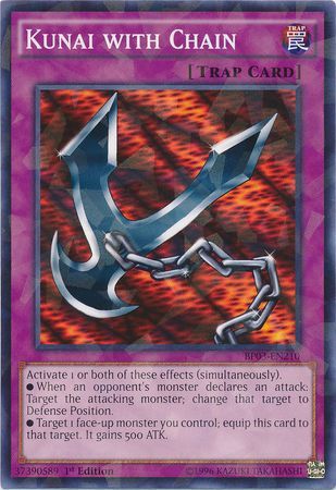 Kunai with Chain BP03 EN210 Shatterfoil Rare 1st Edition Battle Pack 3 Monster League Shatterfoil Rare 1st Edition Singles Kunai with Chain BP03 EN210 Shatterfoil Rare 1st Edition Battle Pack 3 Monster League Shatterfoil Rare 1st Edition Singles