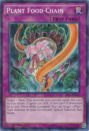 Plant Food Chain BP03 EN212 Shatterfoil Rare 1st Edition Plant Food Chain BP03 EN212 Shatterfoil Rare 1st Edition