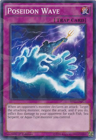 Poseidon Wave BP03 EN223 Shatterfoil Rare 1st Edition Poseidon Wave BP03 EN223 Shatterfoil Rare 1st Edition