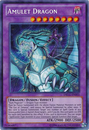 Amulet Dragon DRLG EN003 Secret Rare Unlimited Dragons of Legend Unlimited Singles Amulet Dragon DRLG EN003 Secret Rare Unlimited Dragons of Legend Unlimited Singles