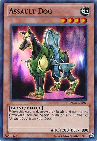 Assault Dog DRLG EN033 Super Rare Unlimited Assault Dog DRLG EN033 Super Rare Unlimited