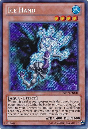 Ice Hand DRLG EN047 Secret Rare Unlimited Ice Hand DRLG EN047 Secret Rare Unlimited