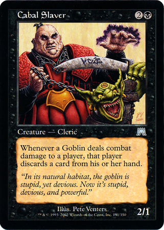 Cabal Slaver Onslaught Singles Cabal Slaver Onslaught Singles