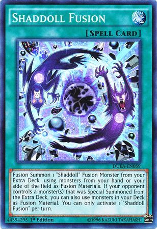Shaddoll Fusion DUEA EN059 Super Rare 1st Edition Shaddoll Fusion DUEA EN059 Super Rare 1st Edition