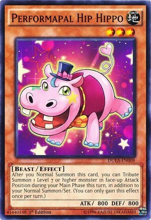 Performapal Hip Hippo DUEA EN008 Common 1st Edition Duelist Alliance 1st Edition Singles Performapal Hip Hippo DUEA EN008 Common 1st Edition Duelist Alliance 1st Edition Singles