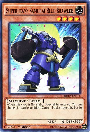 Superheavy Samurai Blue Brawler DUEA EN011 Common 1st Edition Superheavy Samurai Blue Brawler DUEA EN011 Common 1st Edition