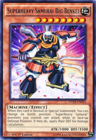 Superheavy Samurai Big Benkei DUEA EN013 Rare 1st Edition Duelist Alliance 1st Edition Singles Superheavy Samurai Big Benkei DUEA EN013 Rare 1st Edition Duelist Alliance 1st Edition Singles