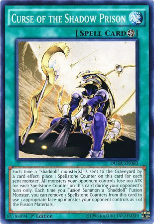 Curse of the Shadow Prison DUEA EN060 Common 1st Edition Duelist Alliance 1st Edition Singles Curse of the Shadow Prison DUEA EN060 Common 1st Edition Duelist Alliance 1st Edition Singles