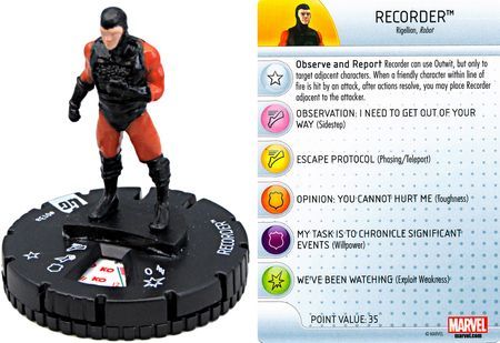 Recorder 013a Guardians of the Galaxy Booster Set Marvel Heroclix Guardians of the Galaxy Booster Set Recorder 013a Guardians of the Galaxy Booster Set Marvel Heroclix Guardians of the Galaxy Booster Set