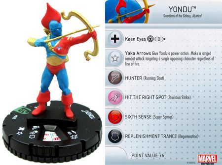 Yondu 023 Guardians of the Galaxy Booster Set Marvel Heroclix Yondu 023 Guardians of the Galaxy Booster Set Marvel Heroclix