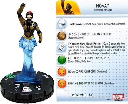 Nova Corps Officer #004 4 figures Guardians of the Galaxy Movie HeroClix