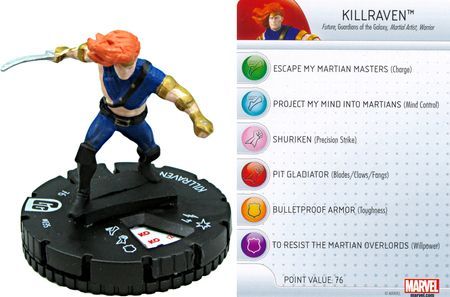 Killraven 035 Guardians of the Galaxy Booster Set Marvel Heroclix Killraven 035 Guardians of the Galaxy Booster Set Marvel Heroclix