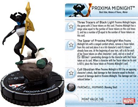 Proxima Midnight 050 Guardians of the Galaxy Booster Set Marvel Heroclix Proxima Midnight 050 Guardians of the Galaxy Booster Set Marvel Heroclix