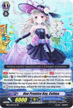 Duo Promise Day Colima EB10 007EN B Double Rare RR Extra Booster 10 Divas Duet Singles Duo Promise Day Colima EB10 007EN B Double Rare RR Extra Booster 10 Divas Duet Singles