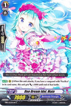 Duo Dream Idol Main EB10 023EN W Common C Extra Booster 10 Divas Duet Singles Duo Dream Idol Main EB10 023EN W Common C Extra Booster 10 Divas Duet Singles