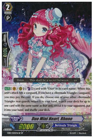 Duo Mini Heart Rhone EB10 S05EN W Special Parallel SP Extra Booster 10 Divas Duet Singles Duo Mini Heart Rhone EB10 S05EN W Special Parallel SP Extra Booster 10 Divas Duet Singles
