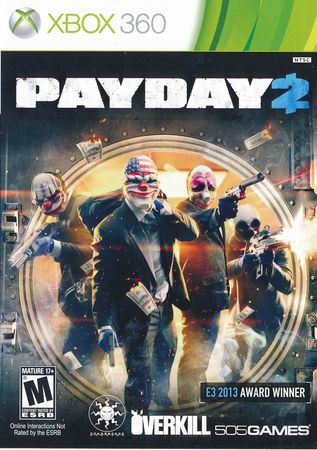 Payday 2 Xbox 360 Xbox 360 Payday 2 Xbox 360 Xbox 360