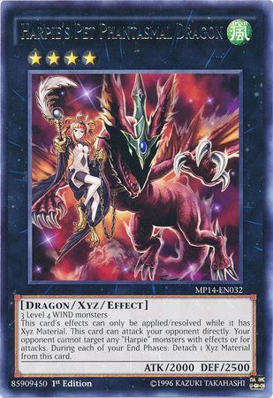 Harpie s Pet Phantasmal Dragon MP14 EN032 Rare 1st Edition Harpie s Pet Phantasmal Dragon MP14 EN032 Rare 1st Edition