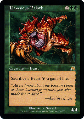 Ravenous Baloth Onslaught Singles Ravenous Baloth Onslaught Singles