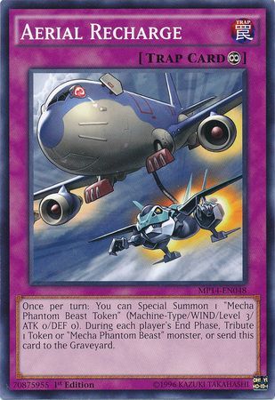 Aerial Recharge MP14 EN048 Common 1st Edition Yu Gi Oh 2014 Mega Tins Singles Aerial Recharge MP14 EN048 Common 1st Edition Yu Gi Oh 2014 Mega Tins Singles